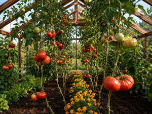 Plump, ripe tomatoes