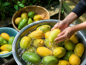 Wash the Mango