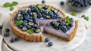 Blueberry Cream Tart.