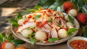 Rambutan Salad.