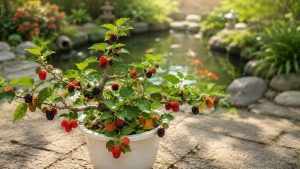 Mulberries tree