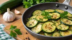 Easy Sautéed Zucchini with Garlic