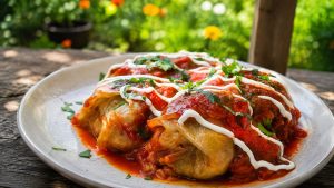 Stuffed cabbage rolls (2)