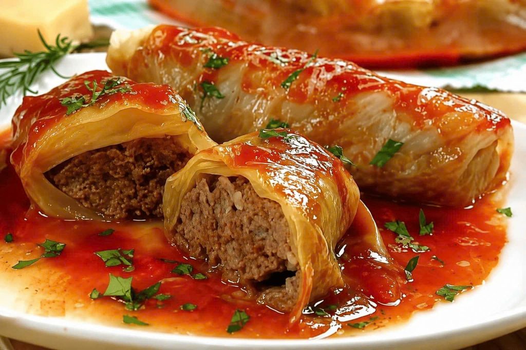 Stuffed cabbage rolls (3)
